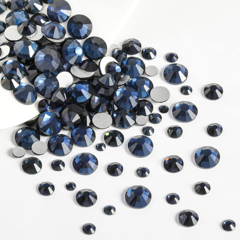 BEADSLAND close-up of flatback facets showing glass cut and sparkle for eye-catching shine