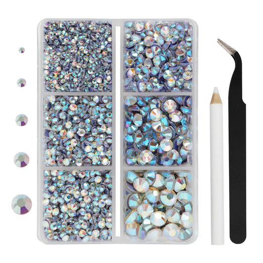 BEADSLAND front packaging showing crystal AB kit and tools for easy selection