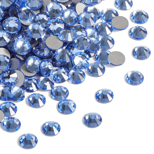 BEADSLAND front pack of light blue rhinestones showing quantity benefit