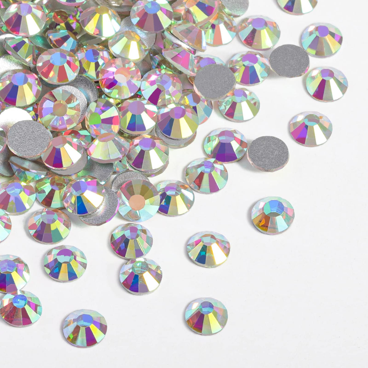 BEADSLAND pack of rhinestones showing quantity and AB finish, enhances project sparkle