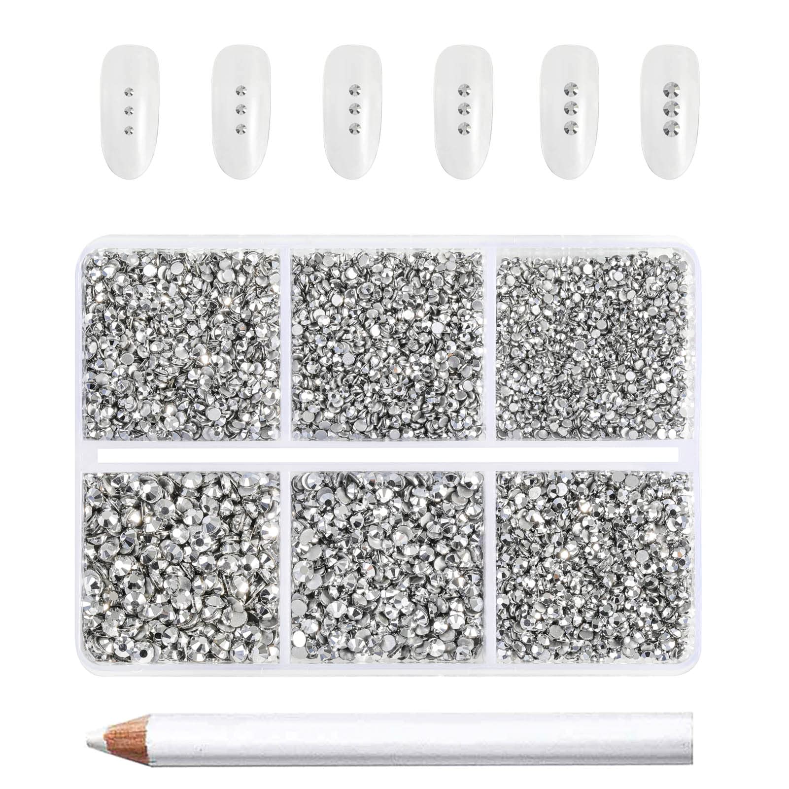 BEADSLAND front packaging showing organized compartments and wax picking pen for neat storage