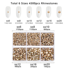 BEADSLAND rhinestones applied on an accent nail demonstrating sparkle and decorative finish