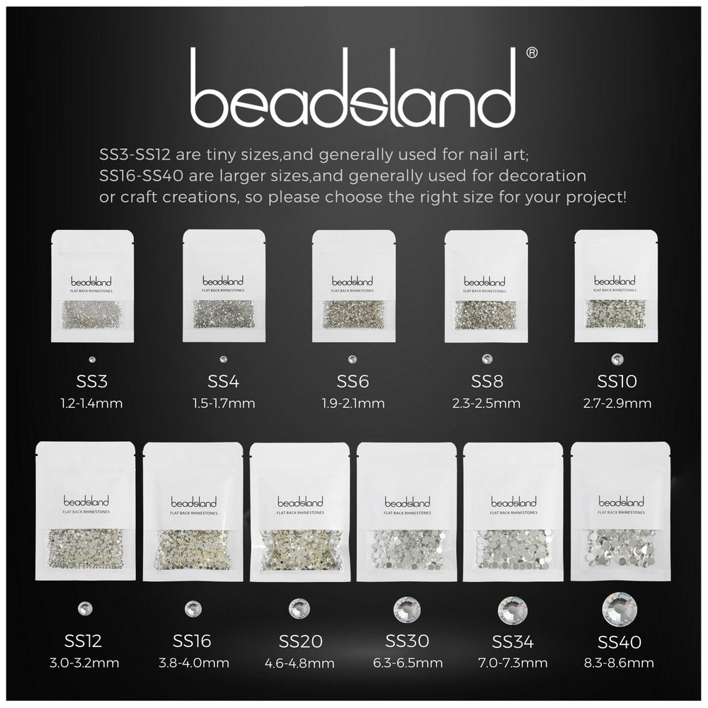 BEADSLAND rhinestones decorating a phone case illustrating decorative impact