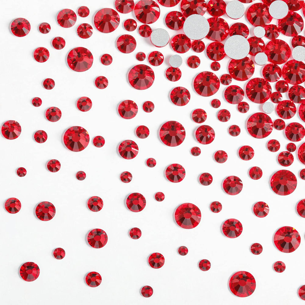BEADSLAND rhinestones applied on nail art showing durable adhesion and scaled design impact