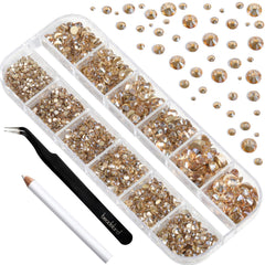 BEADSLAND open compartment tray displaying eight separate sizes for quick selection and use