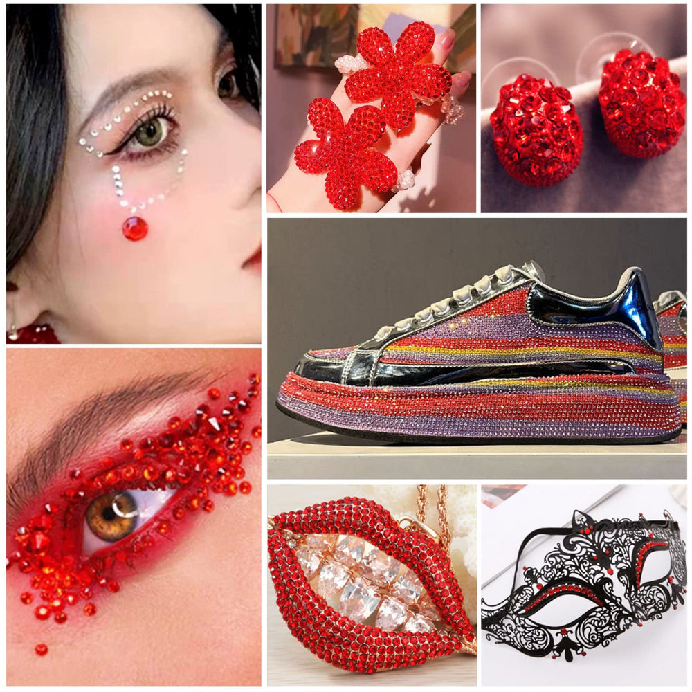 BEADSLAND decorated phone case with Light Siam gems showing stylish personalization benefit
