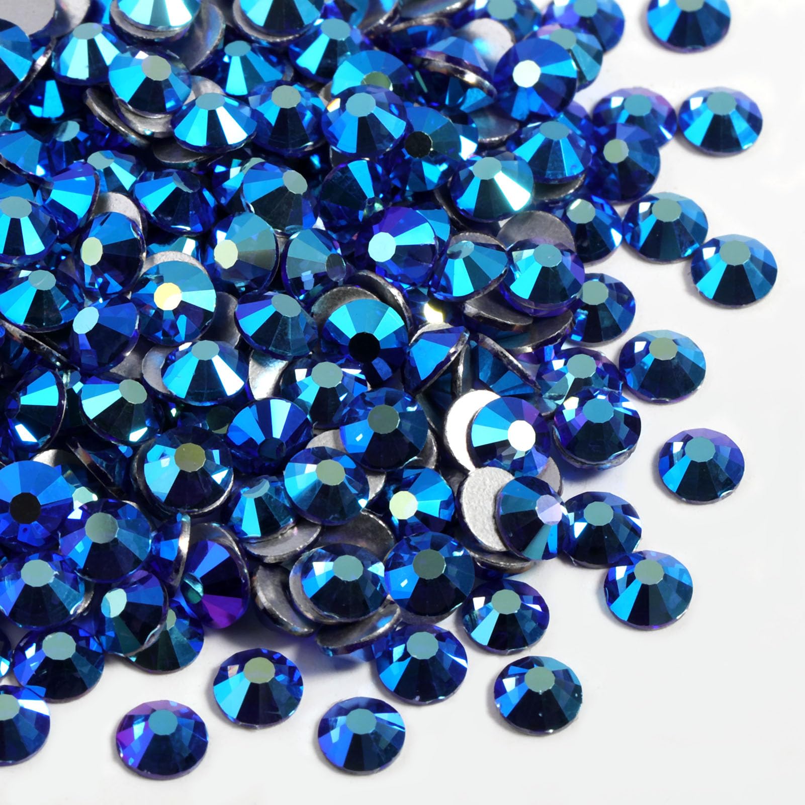 BEADSLAND close-up of cut facets highlighting sparkle and consistent glass quality