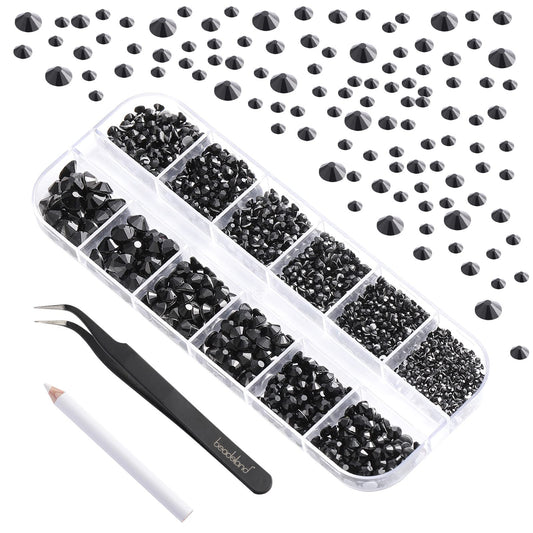 BEADSLAND open compartment box displaying separated sizes for quick selection