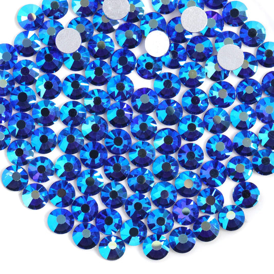 BEADSLAND pack front view showing sapphire AB rhinestones, helpful for bulk projects