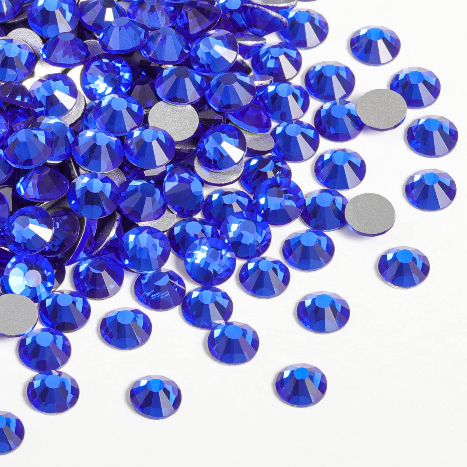 BEADSLAND front pack of sapphire SS10 rhinestones showing quantity benefit