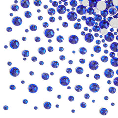 BEADSLAND rhinestones decorating a dress hem showing durable, decorative fabric embellishment