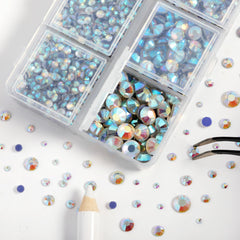 BEADSLAND tweezer and wax pencil close-up for precise placement benefit