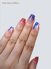 Beaolata applied on nails in hand showcasing instant polished look