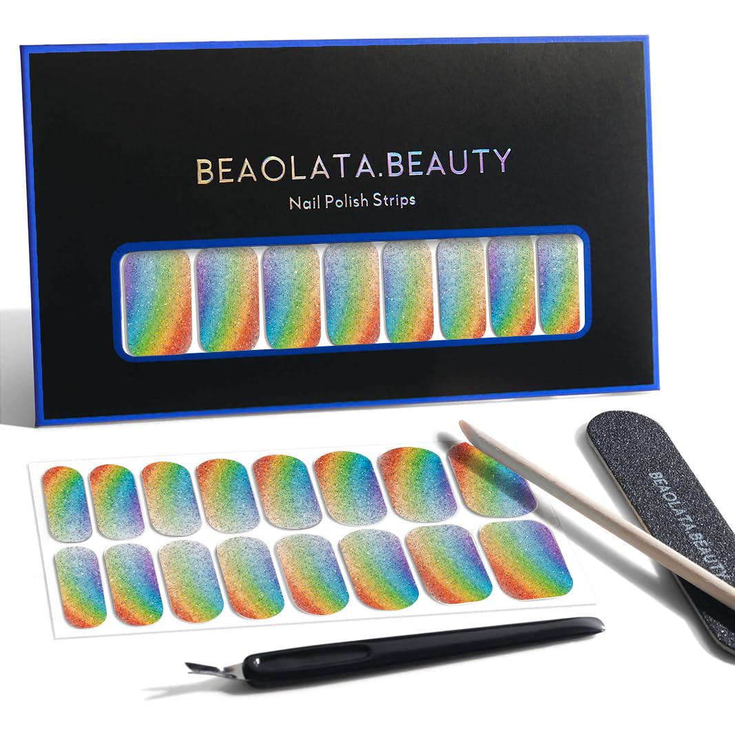 Beaolata front packaging showing rainbow blue design and tidy kit for instant salon results