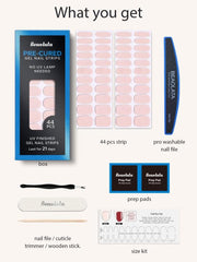 Beaolata reusable nail file and wood stick included, enabling accurate shaping
