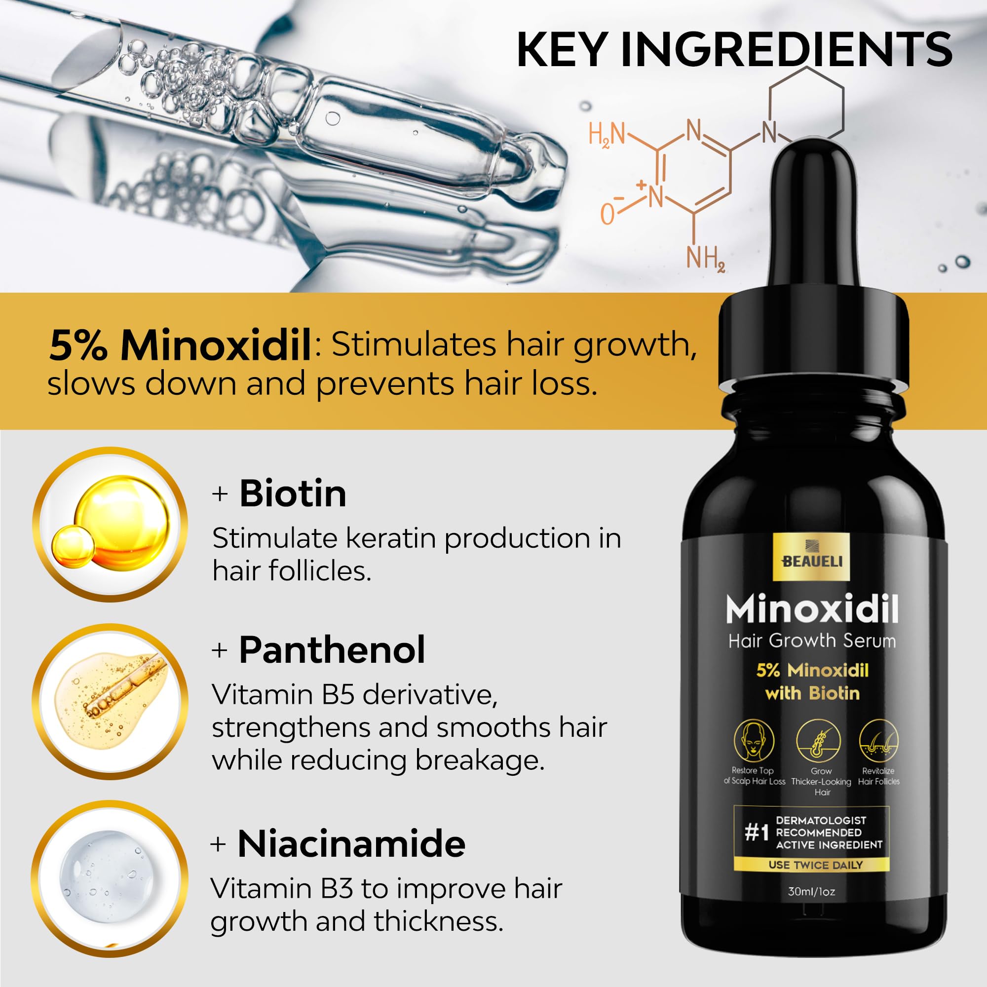 beaueli used on beard area showing fuller-looking facial hair benefit