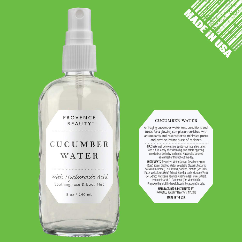 BEAUTE DE PROVENCE nozzle close-up demonstrating fine even spray for hydration