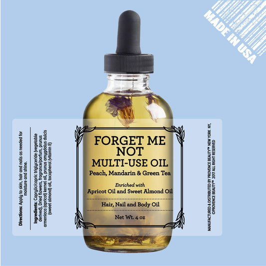BEAUTE DE PROVENCE close-up oil texture on hand, shows lightweight absorbency benefit