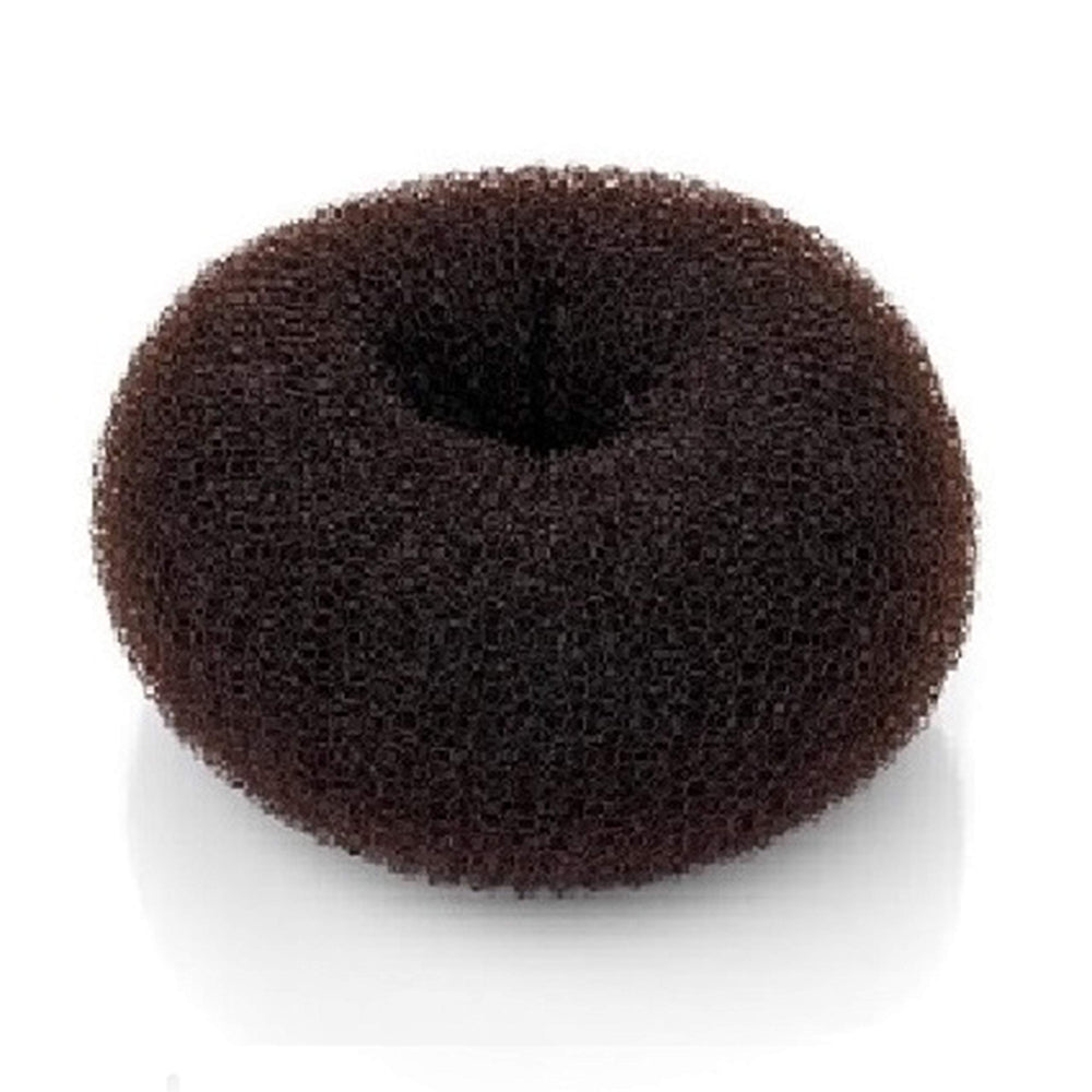 BEAUTÉ GALLERIA brown donut front view showing compact ring and neat finish benefit