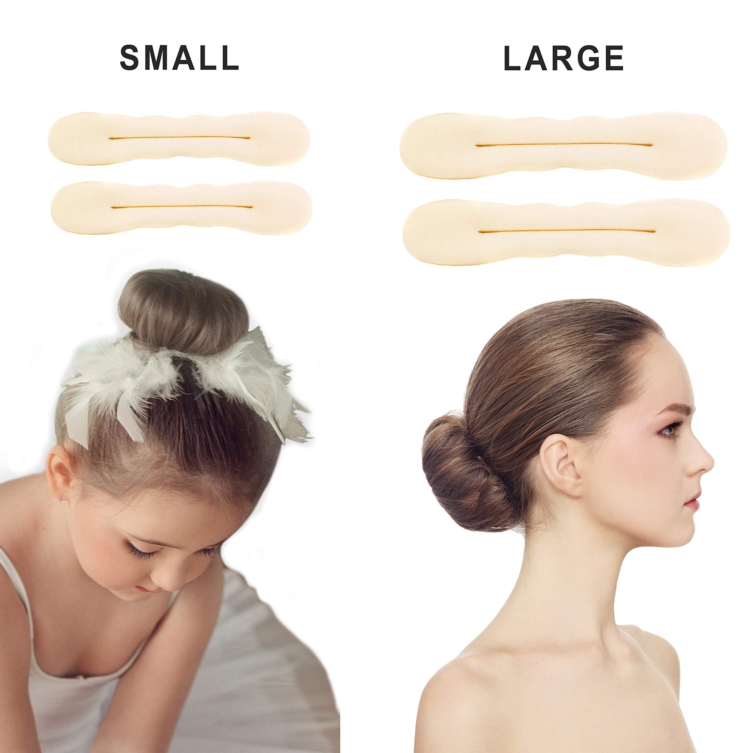 BEAUTÉ GALLERIA large donut next to ruler illustrating size and easy volume