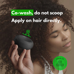 Beauté Seoul bar applied to wet curly hair improving detangling