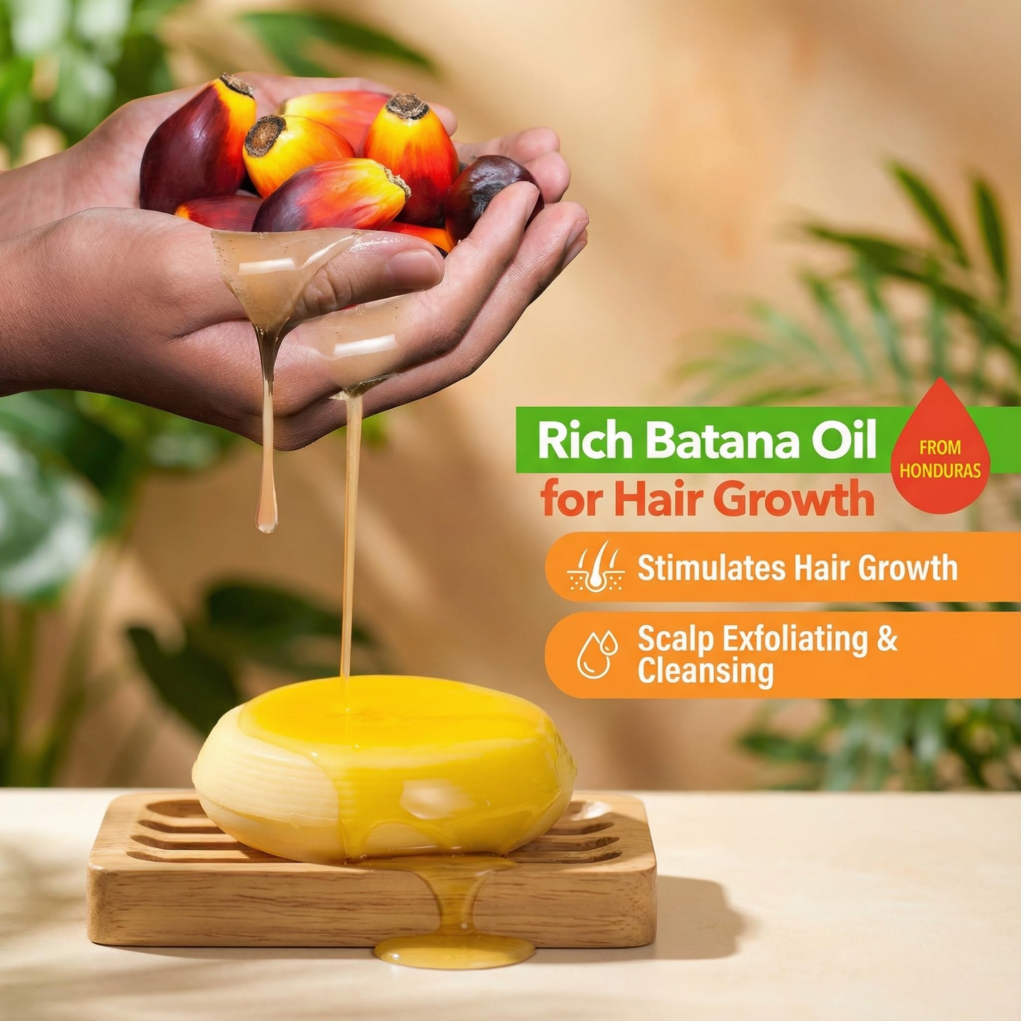 Beauté Seoul close texture of cold‑pressed Batana oil infusion benefits