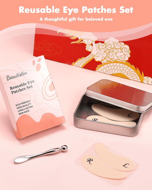 Beautistin close-up silicone patch texture showing reusable, gentle seal