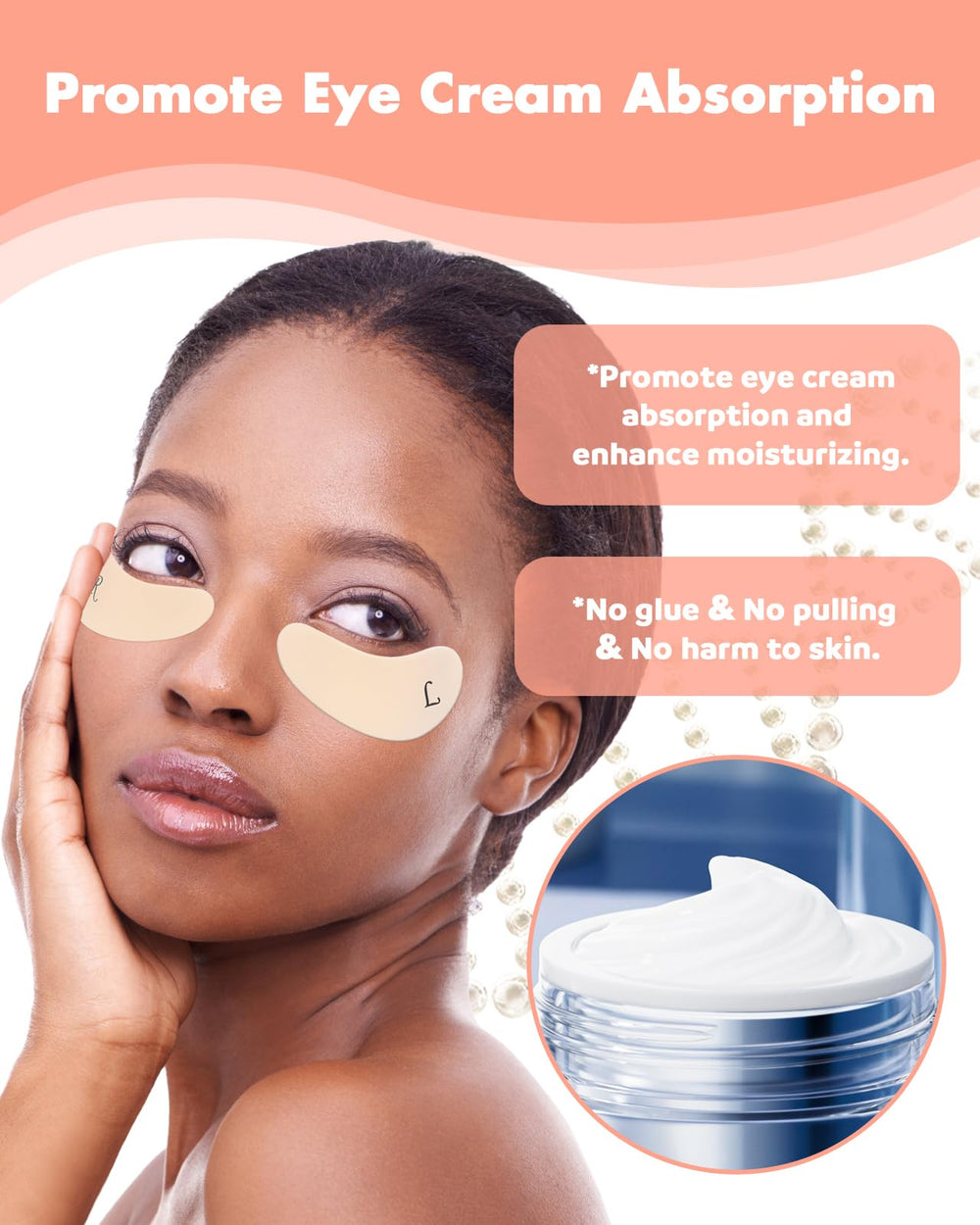 Beautistin patches in use on model illustrating easy application and comfort