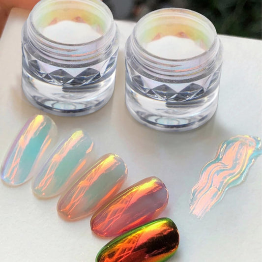 BEAUTNICE jar front packaging showing glazed donut chrome finish and easy storage