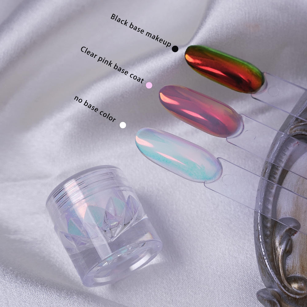 BEAUTNICE pigment mixed in resin creating iridescent jewelry and durable shine