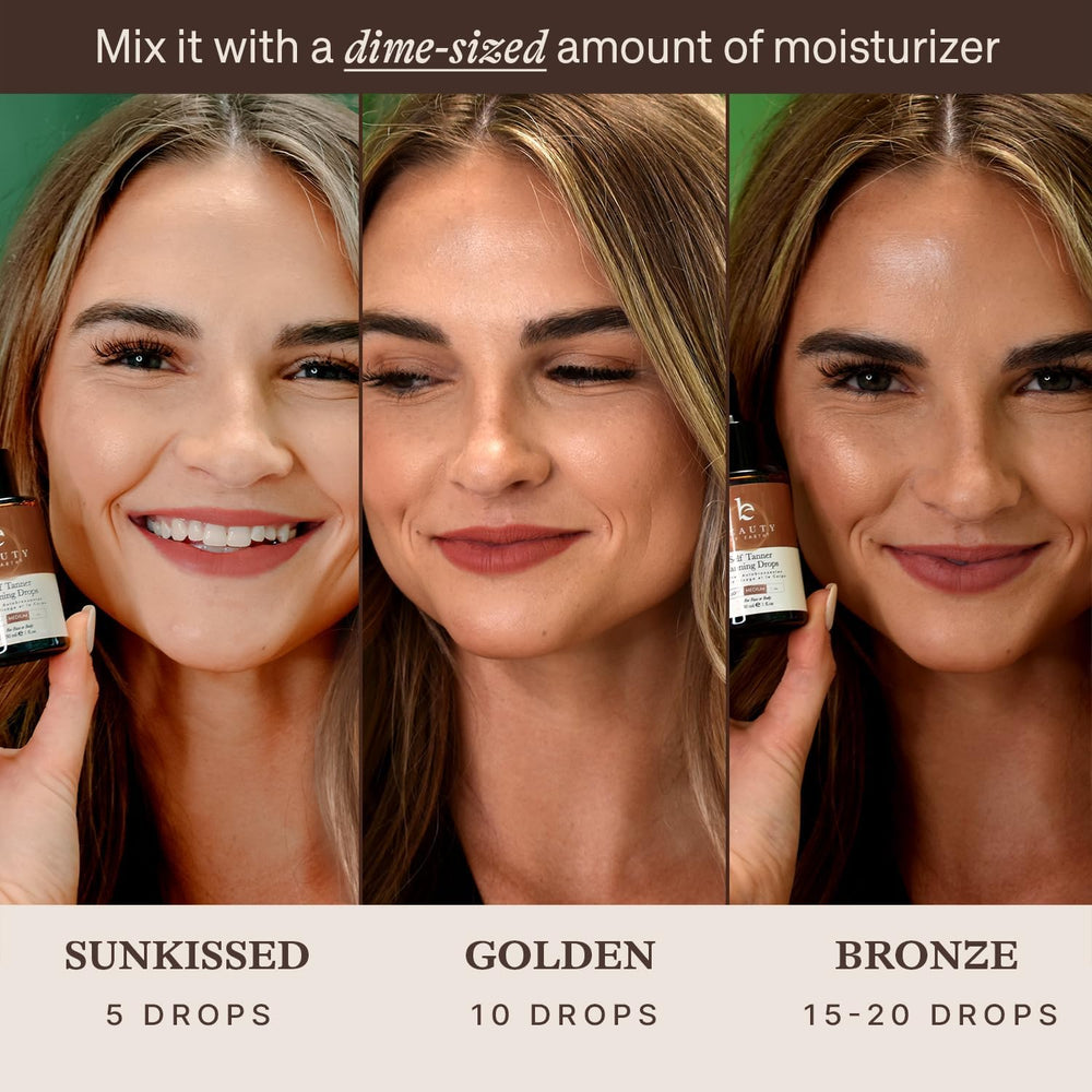 Beauty by Earth application on cheek showing even natural finish