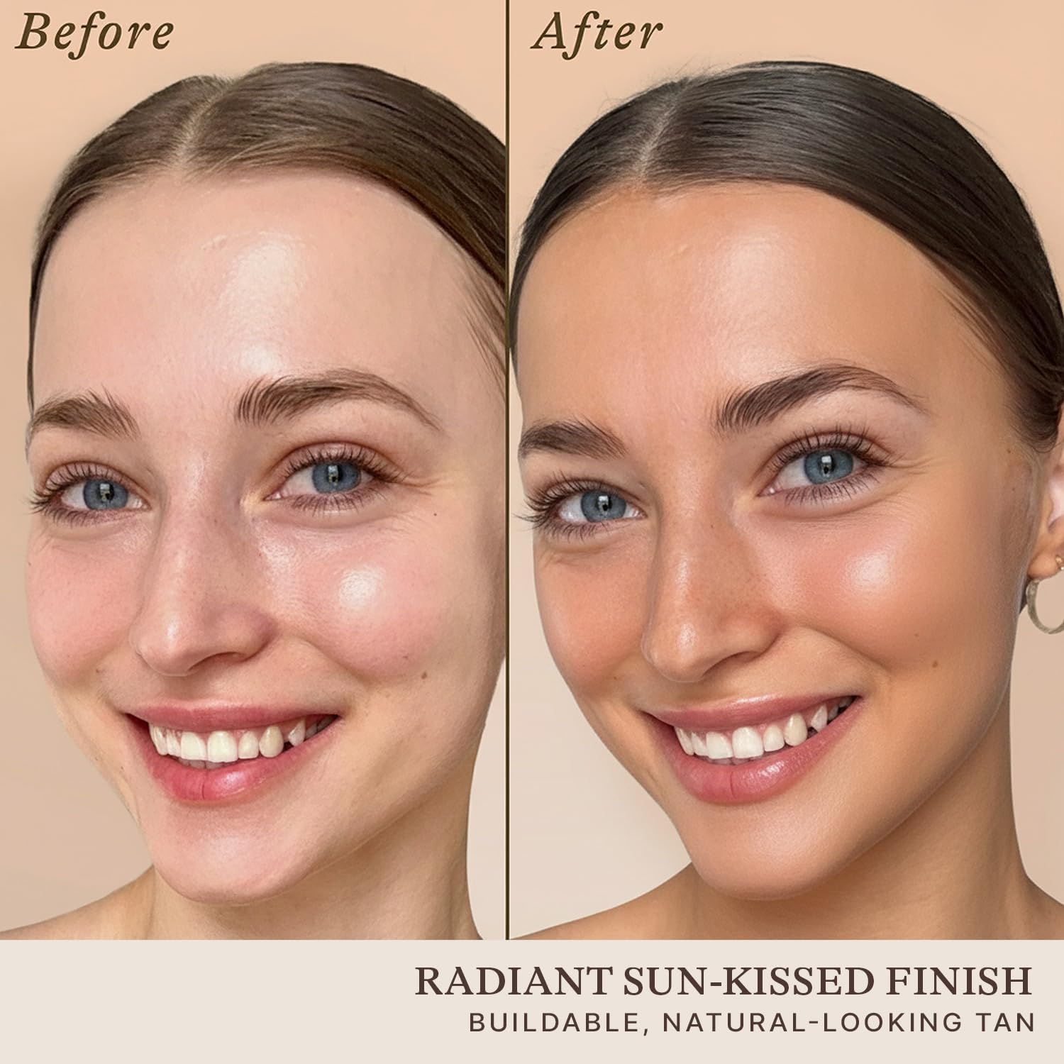 Beauty by Earth pipette close-up dispensing precise tanning drops for control