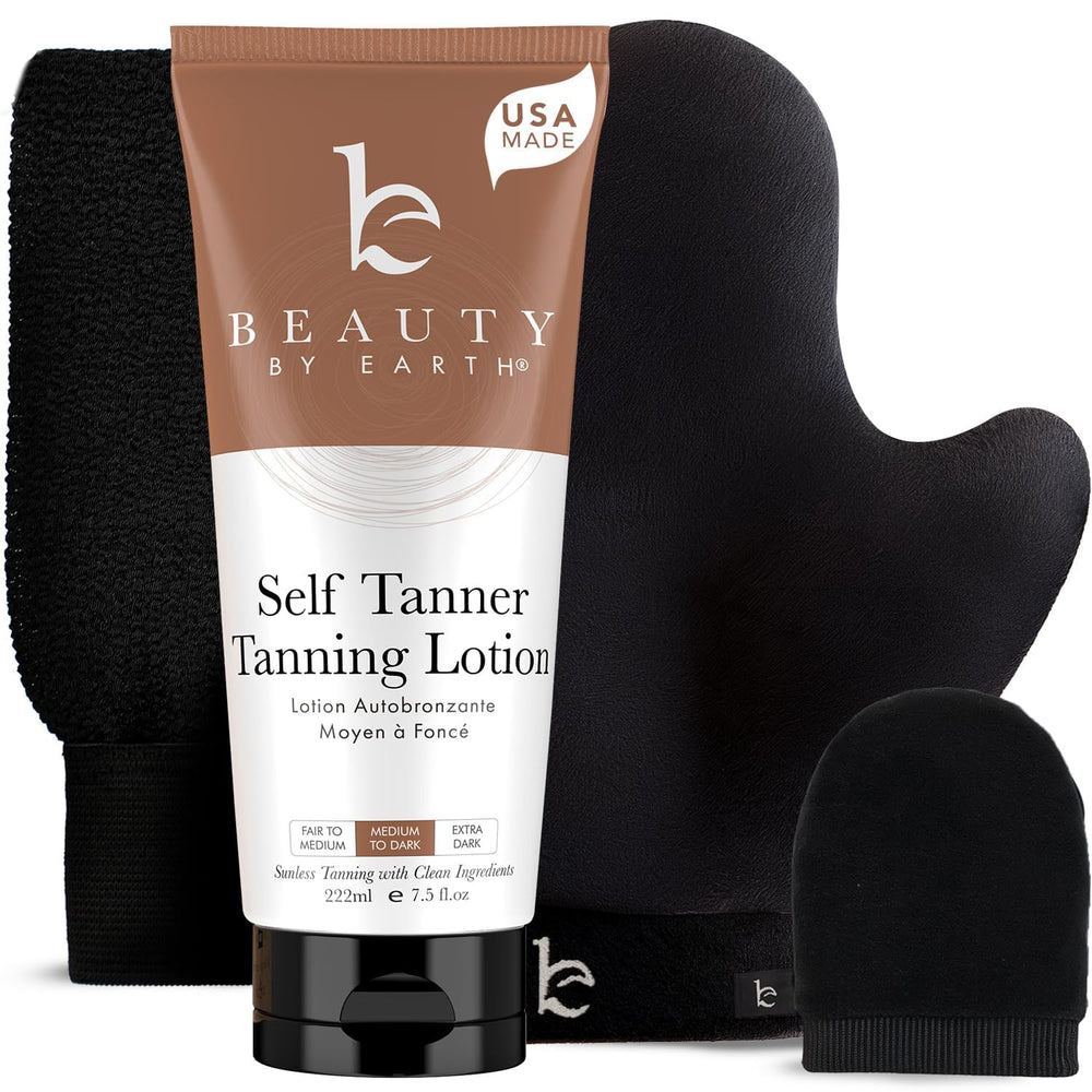 Beauty by Earth front packaging showing kit and natural ingredients benefit