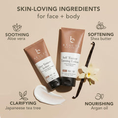 Beauty by Earth product label close-up showing botanical ingredients list
