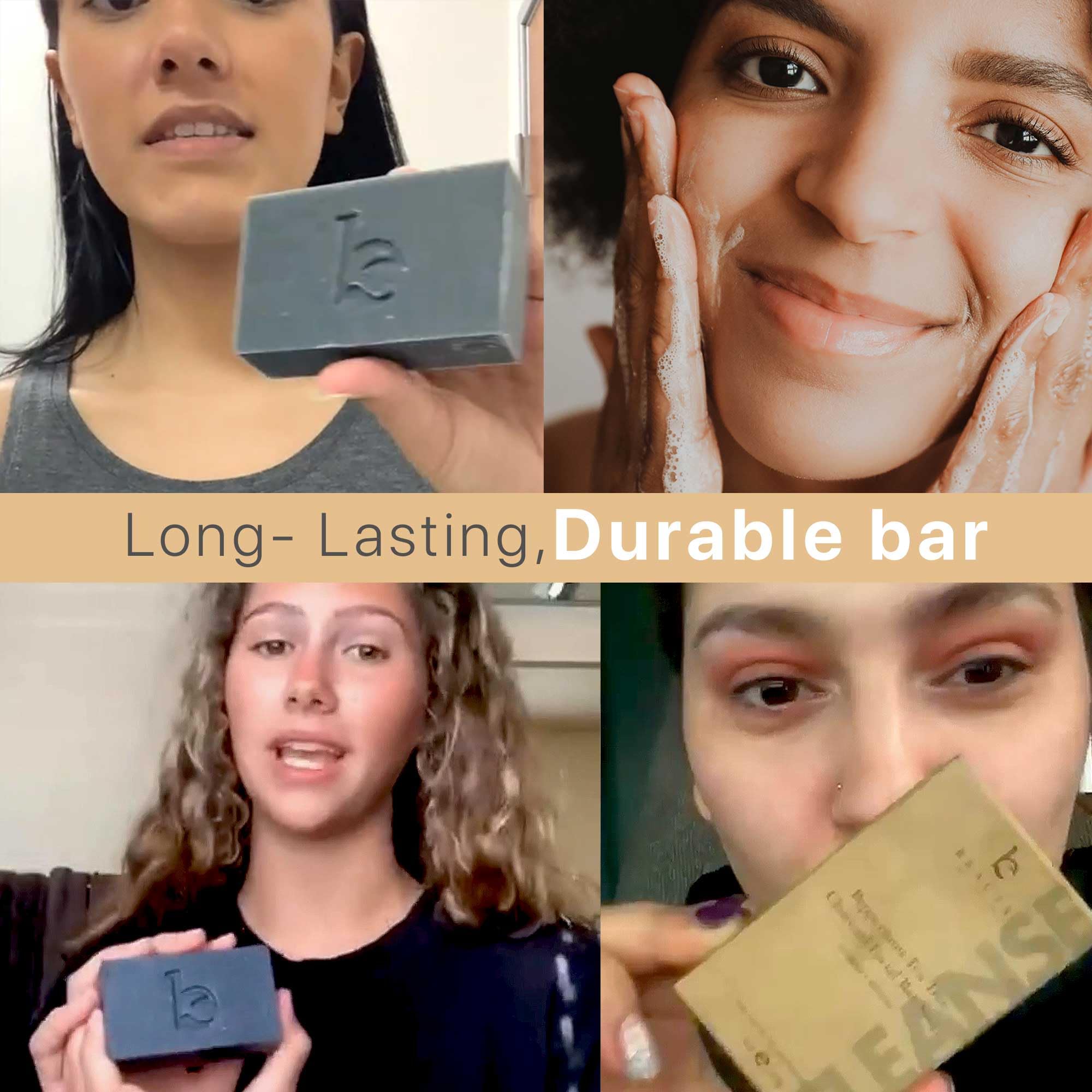 Beauty by Earth foamy lather in hand demonstrating effective cleansing
