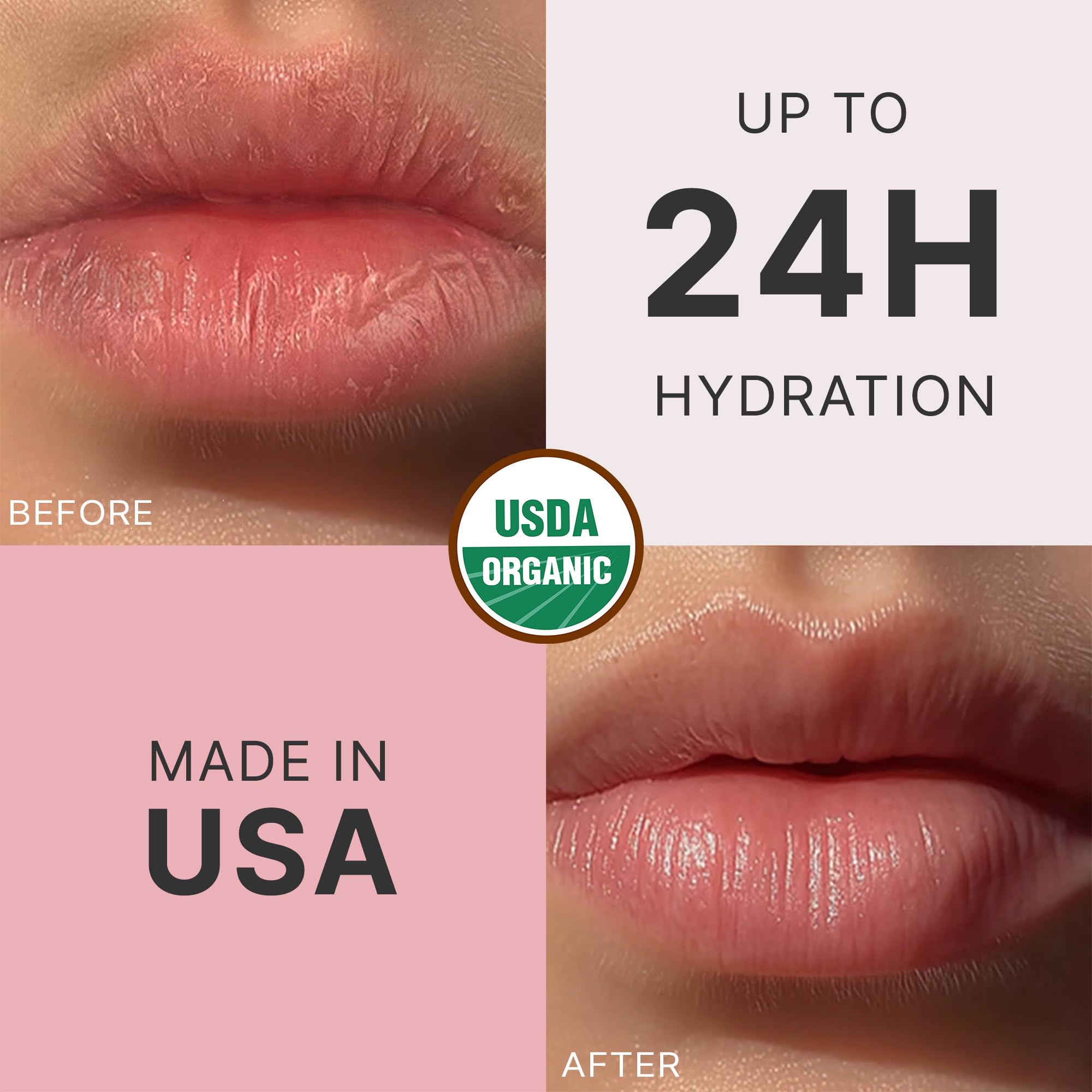 Beauty by Earth open tube showing smooth balm texture and easy application benefit
