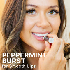 Beauty by Earth peppermint lip balm gift-ready display highlighting thoughtful present benefit