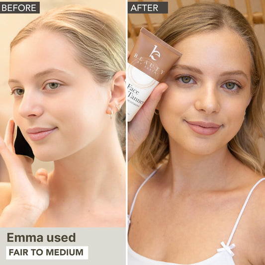 Beauty by Earth pump and label detail emphasizing clean ingredients