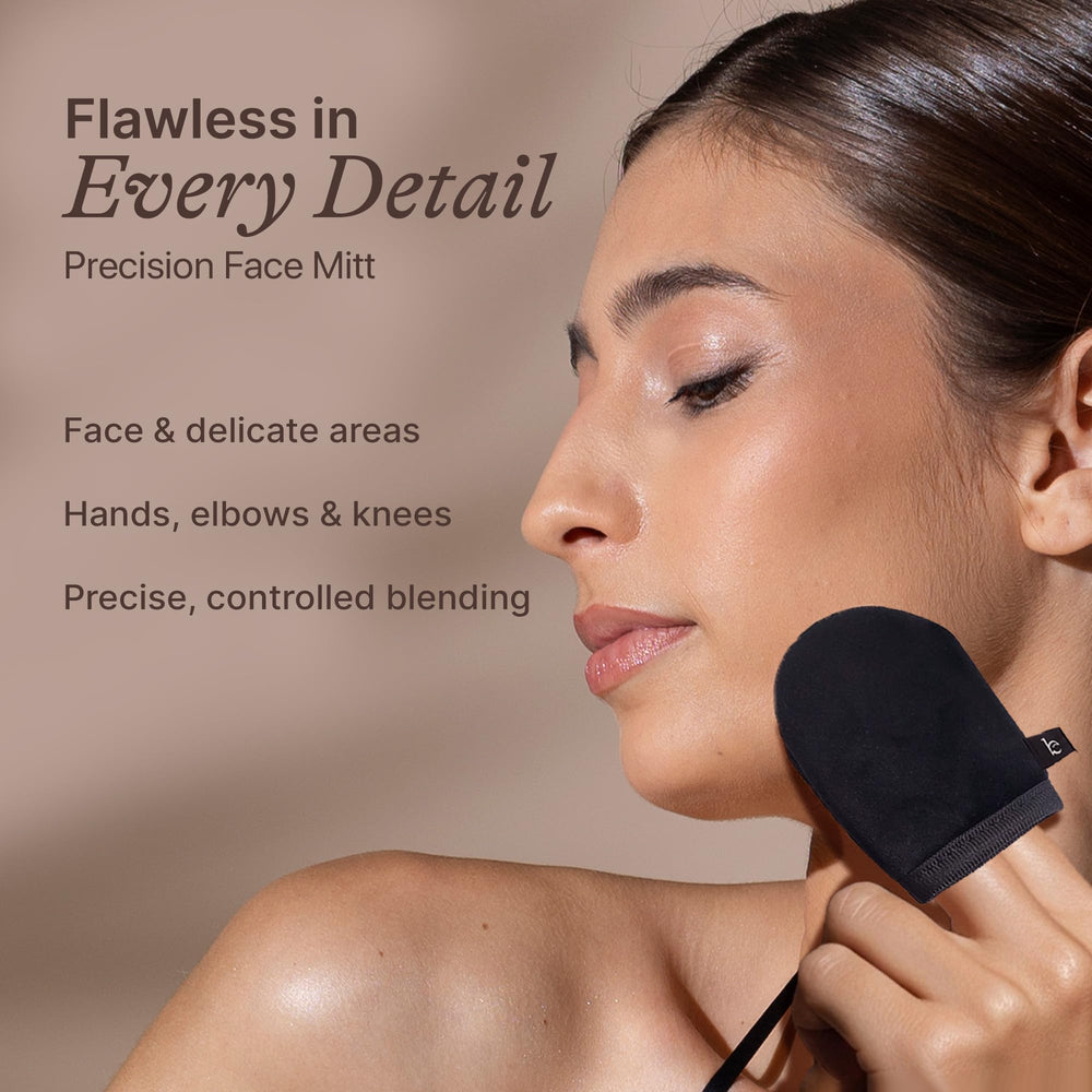 Beauty by Earth bottle in hand showing product scale for travel convenience