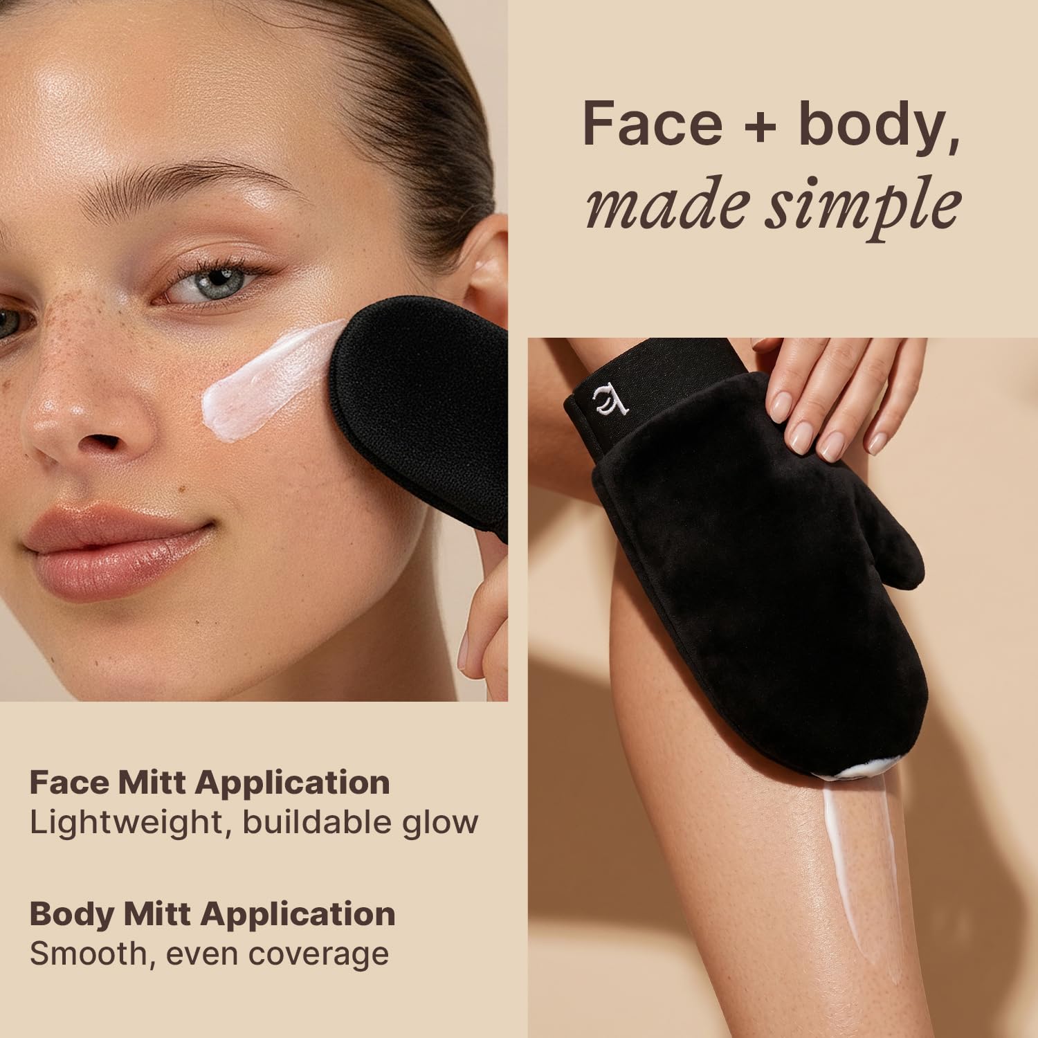 Beauty by Earth face and body bottles size comparison for travel convenience