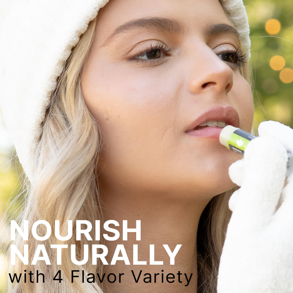 Beauty by Earth three flavor tubes displayed to show variety and gifting appeal