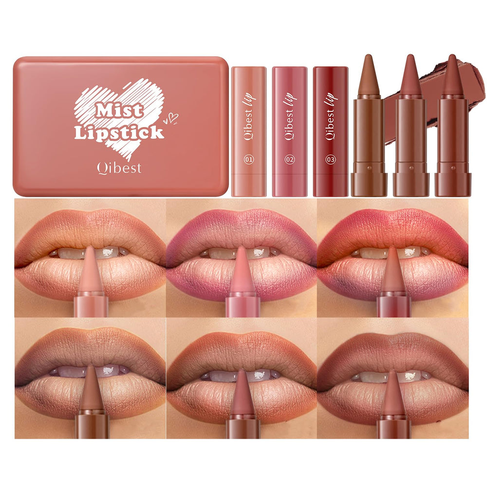 Beauty Glazed close-up of dual-ended stick illustrating liner and lipstick tips for precise application