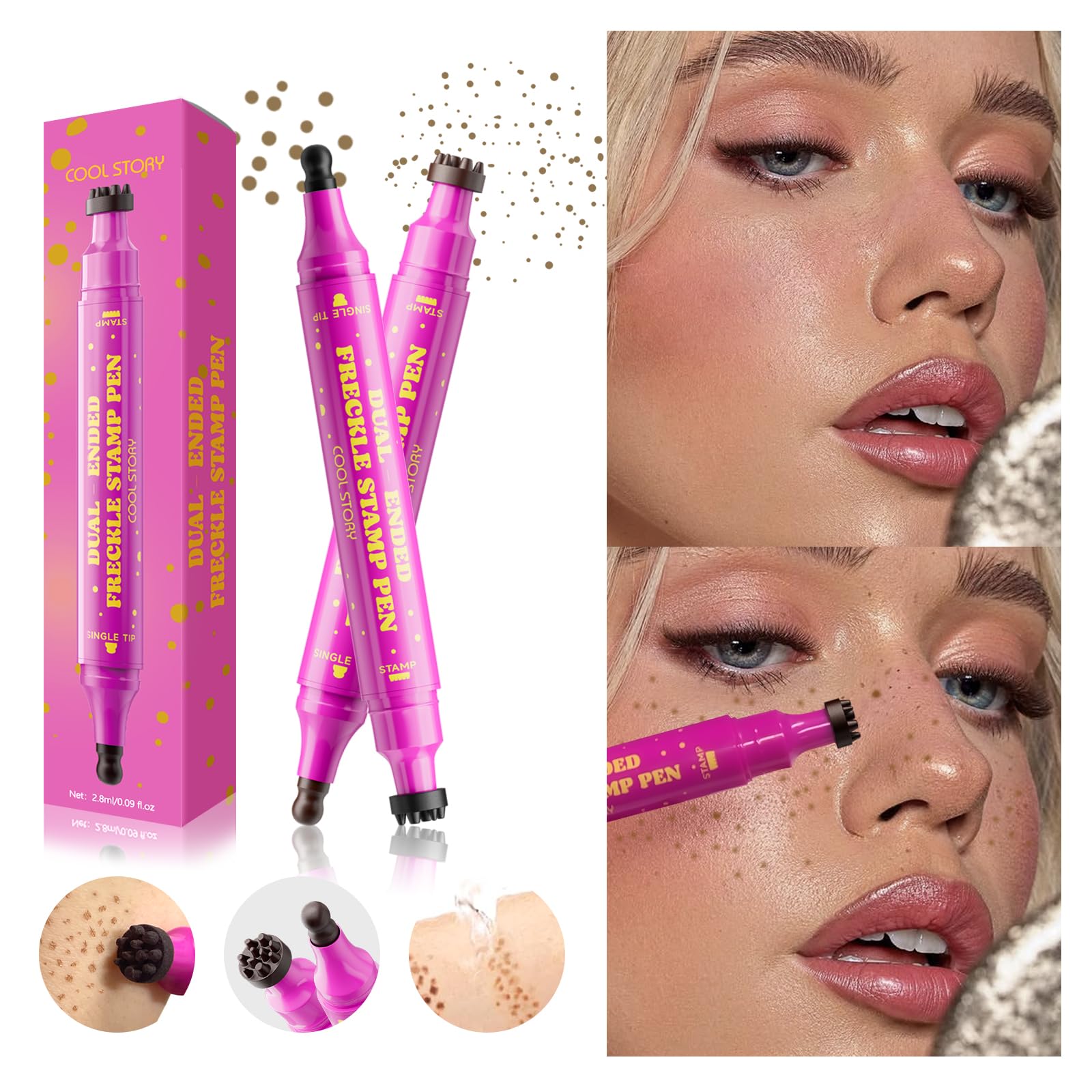 Beauty Glazed packaging and label highlighting shade and claims