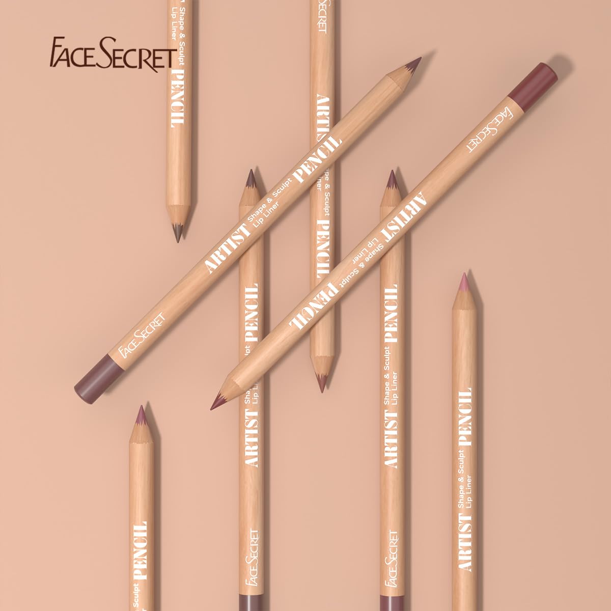 Beauty Glazed pencils in hand to show size and portability benefit
