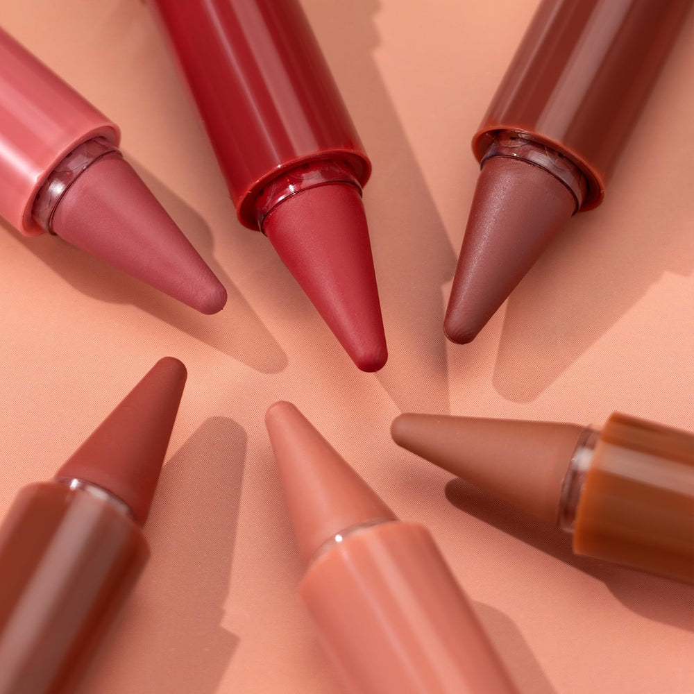 Beauty Glazed swatch row on white background showing shade range for choosing everyday colors