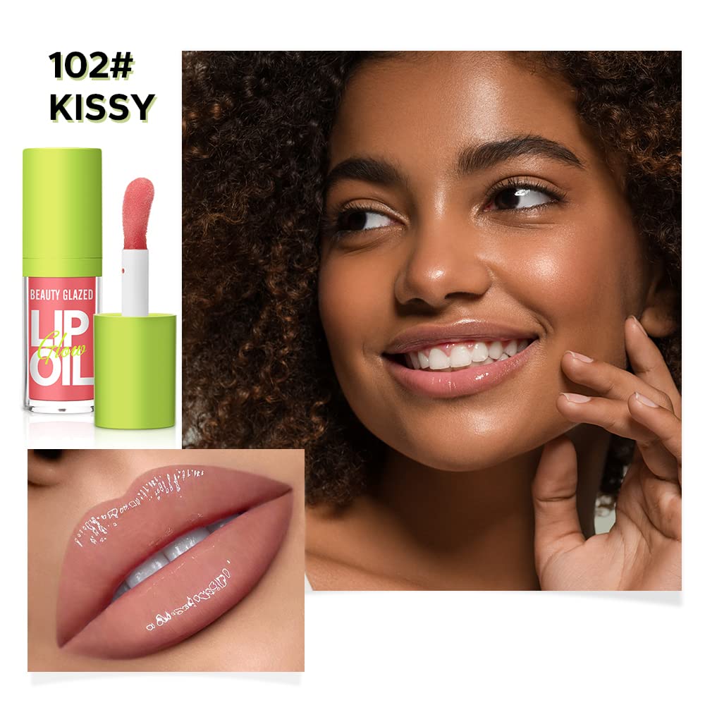 Beauty Glazed glossy texture swirl illustrating ultra-hydrating shine