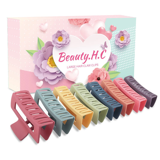 Beauty.H.C front packaging showing colorful 8-pack and brand benefit durability