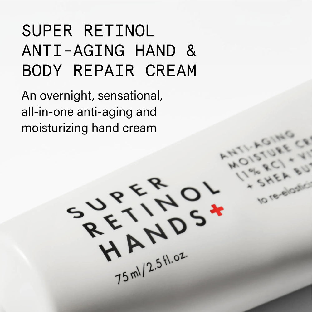 Beauty Pie cream on hand demonstrating hydration and non-greasy finish