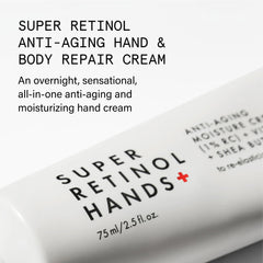 Beauty Pie cream on hand demonstrating hydration and non-greasy finish
