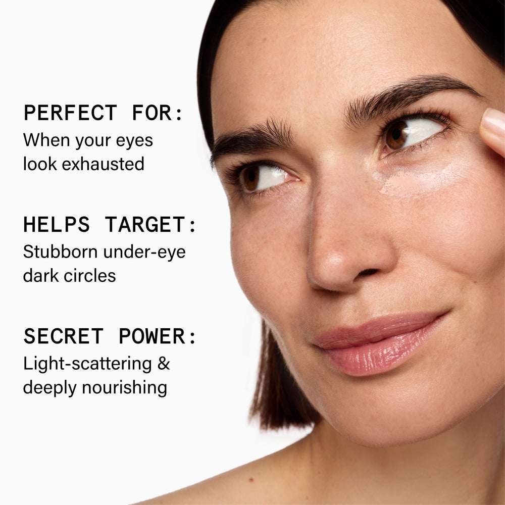 Beauty Pie cream close-up highlighting blendable formula and hydrating finish